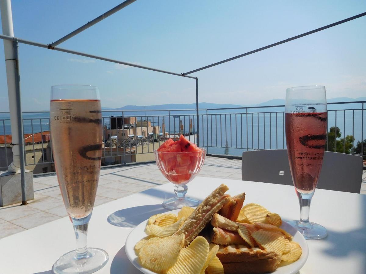 Efstratios Hotel Loutra Edipsou  Bagian luar foto