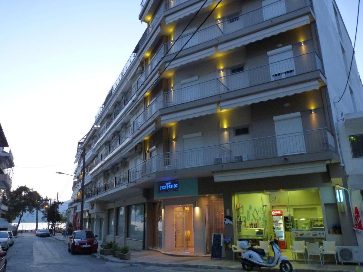Efstratios Hotel Loutra Edipsou  Bagian luar foto